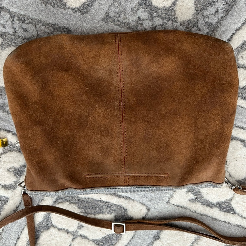 Hammitt Gray and Brown Crossbody Bag - Picture 6 of 6